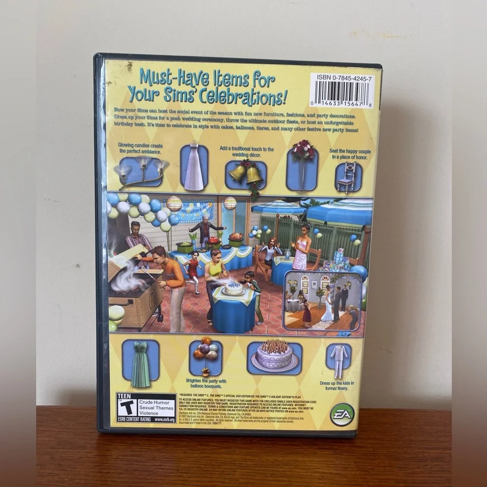 The Sims 2 (Lot of Four) Two Expansion Packs (PC CD ROM) Games 2005 - 2007